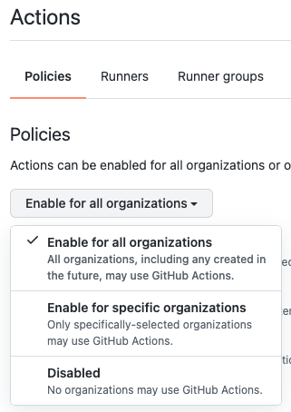 actions policy